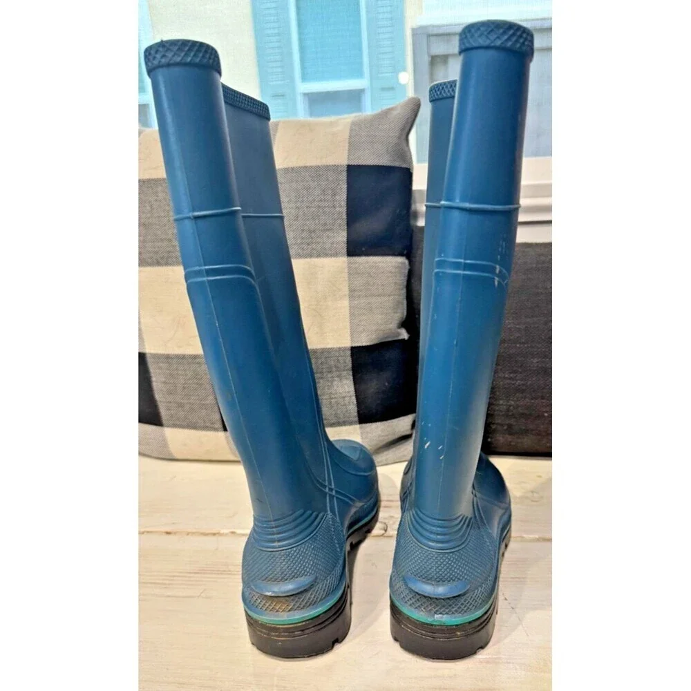 Northerner Rubber Rain Mud Boots Mens Size 7 Blue | Made in USA VGC